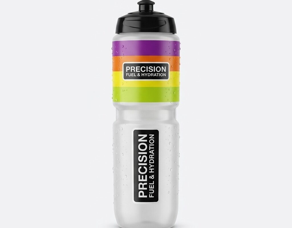 Bình nước Precision Hydration 1000ML Studio Pure White Căn Giữa