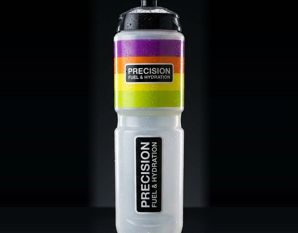 Bình nước Precision Hydration 1000ML Studio Dark Căn Giữa